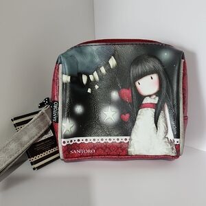 Santoro London Women's Red Wristlets Small Bag  Brand New